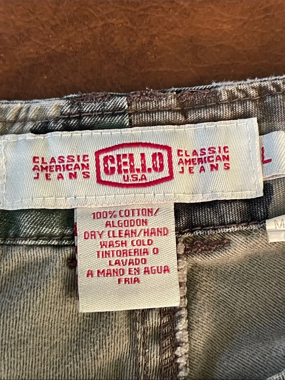 Cello Green Camouflage Cargo Pants